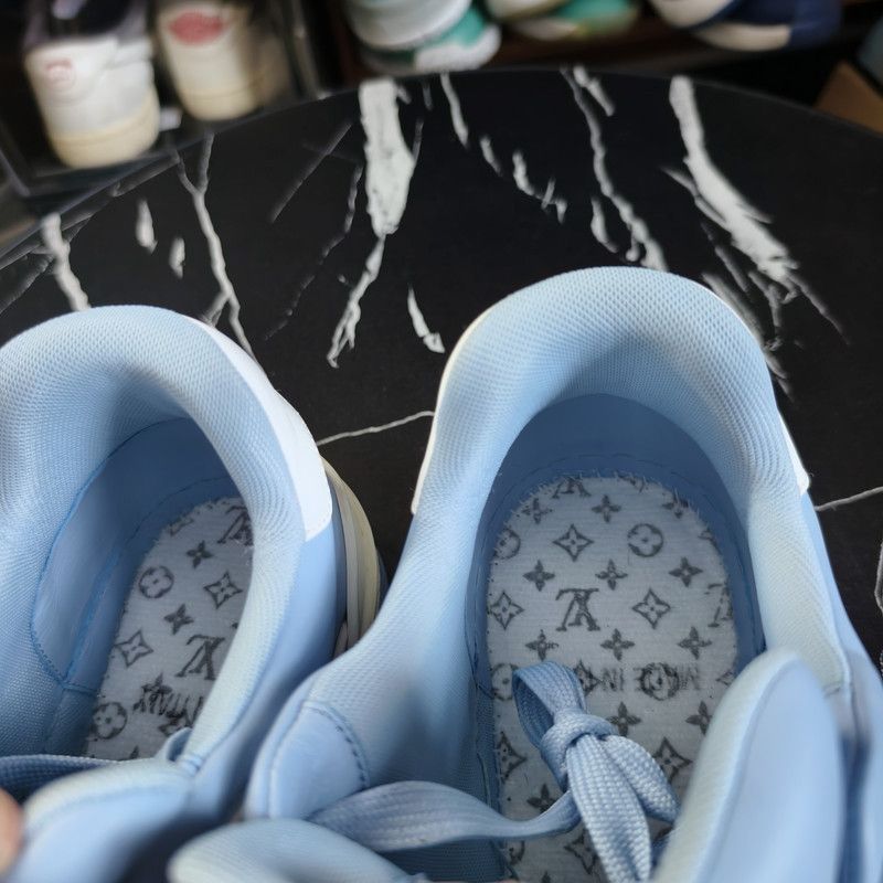 Louis Vuitton Louis Vuitton Stylish Blue Trainer Sneakers 0079 Size US 10 / EU 43 - 8 Thumbnail