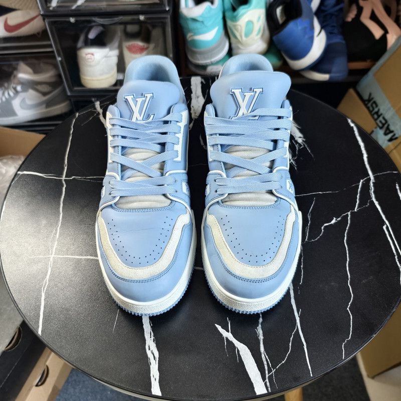 Louis Vuitton Louis Vuitton Stylish Blue Trainer Sneakers 0079 Size US 10 / EU 43 - 2 Thumbnail