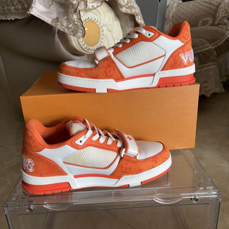 Louis Vuitton Louis Vuitton Low-Top Trainer with Velcro Strap 0079 Size US 10 / EU 43 - 8 Thumbnail