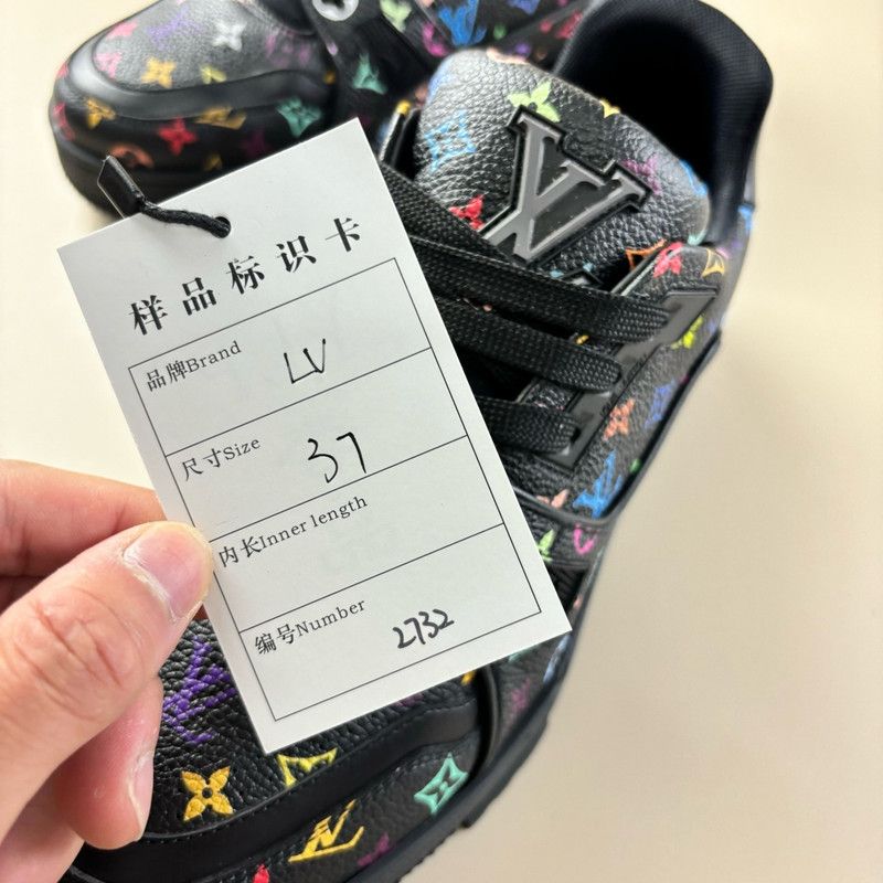 Louis Vuitton Takashi Murakami x Louis Vuitton Trainer Sneakers 0079 Size US 8 / EU 41 - 8 Thumbnail