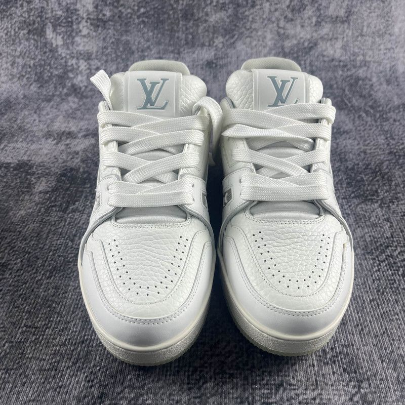 Louis Vuitton Louis Vuitton Trainer Leather Low-Top Sneakers 0079 Size US 6 / IT 36 - 2 Thumbnail