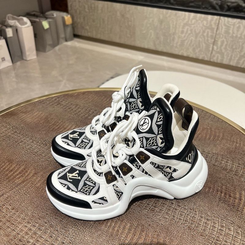 Louis Vuitton Louis Vuitton Archlight 1.0 Black and White Sneakers 0079 Size US 10 / EU 43 - 8 Thumbnail