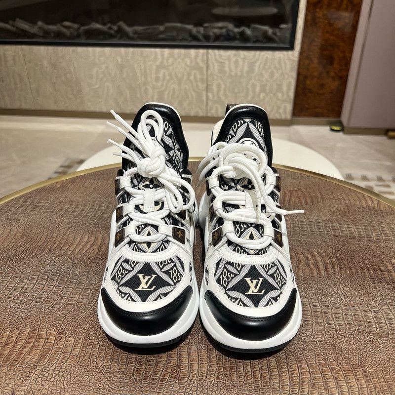 Louis Vuitton Louis Vuitton Archlight 1.0 Black and White Sneakers 0079 Size US 10 / EU 43 - 2 Thumbnail