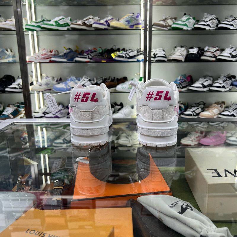 Louis Vuitton Takashi Murakami x Louis Vuitton Trainer Sneakers 0079 Size US 5.5 / EU 38 - 3 Thumbnail