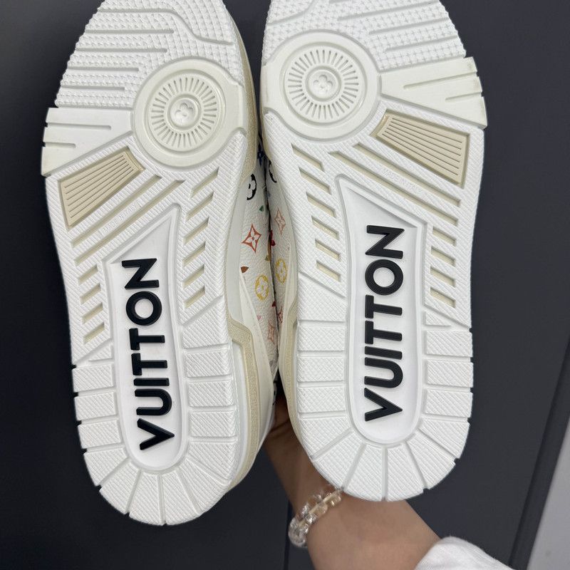 Louis Vuitton Takashi Murakami x Louis Vuitton Colorful Low-Top Trainers 0079 Size US 8 / IT 38 - 4 Thumbnail
