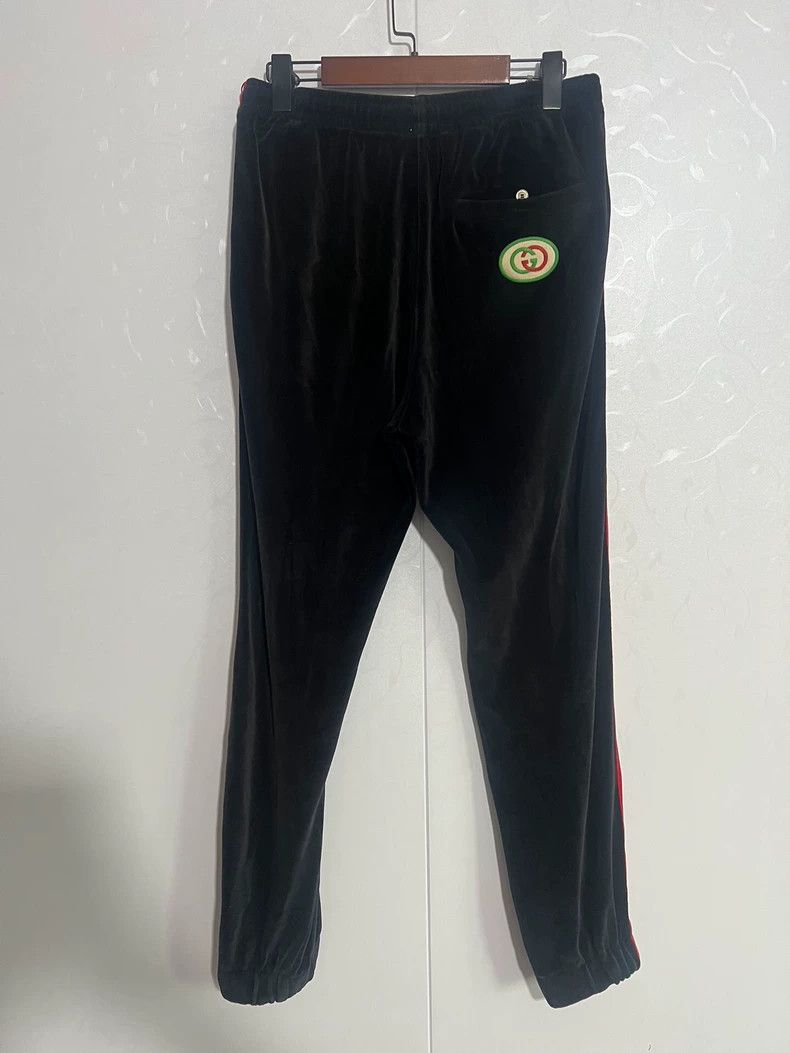Gucci Gucci Embroidered Logo Striped Pants Size US 30 / EU 46 - 6 Thumbnail