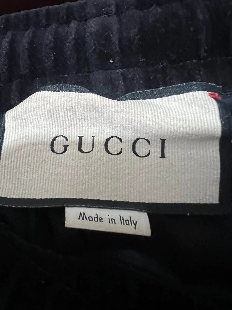 Gucci Gucci Embroidered Logo Striped Pants Size US 30 / EU 46 - 3 Thumbnail