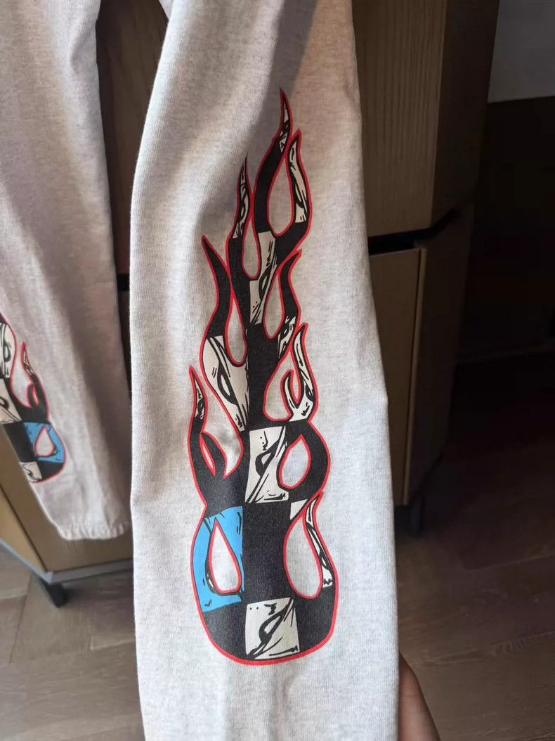 Chrome Hearts Chrome Hearts Mattyboy Flame Gray Pants Size US 30 / EU 46 - 6 Thumbnail
