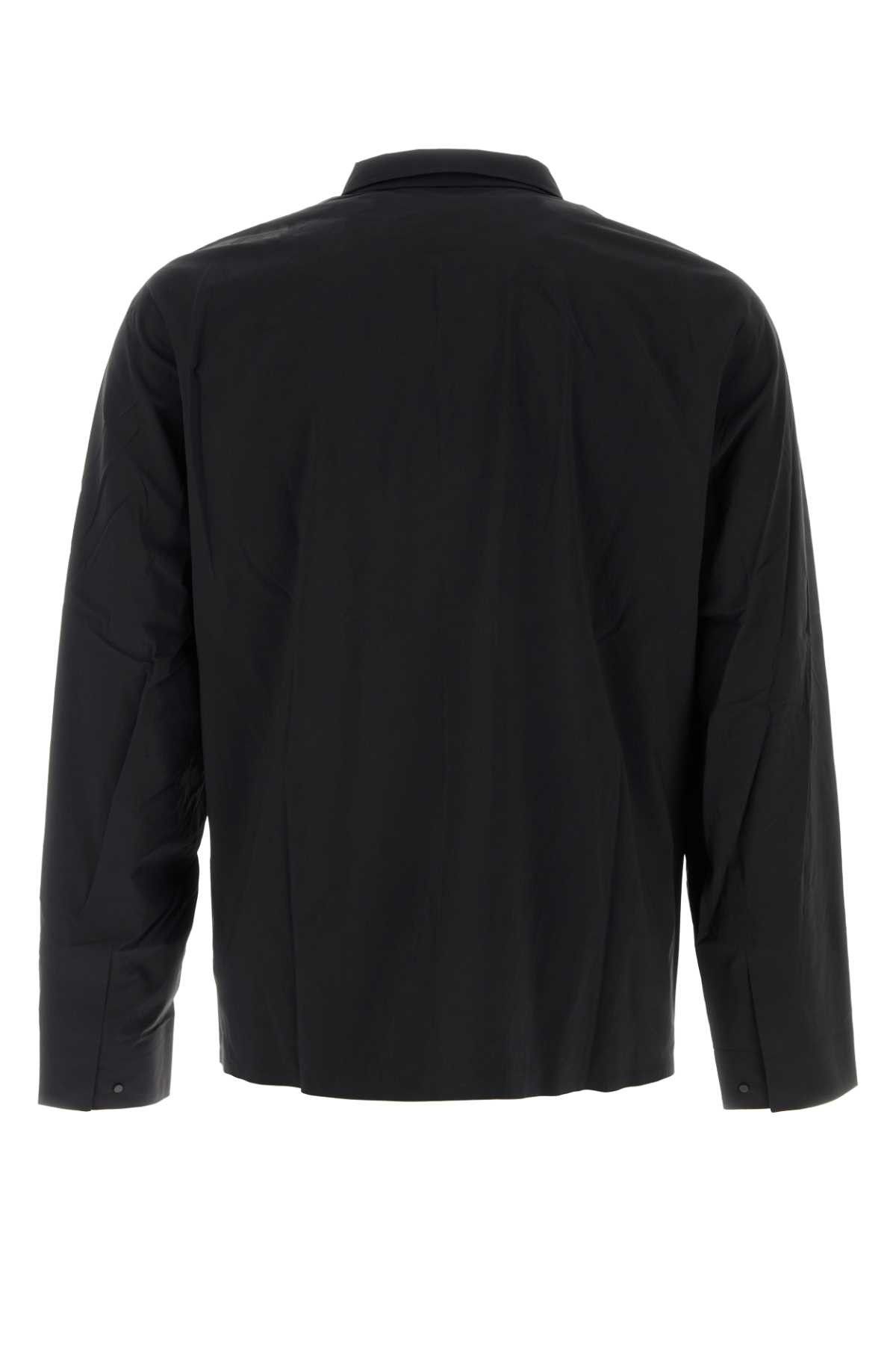 Veilance Black Stretch Nylon Metry Shirt Size US XL / EU 56 / 4 - 2 Thumbnail
