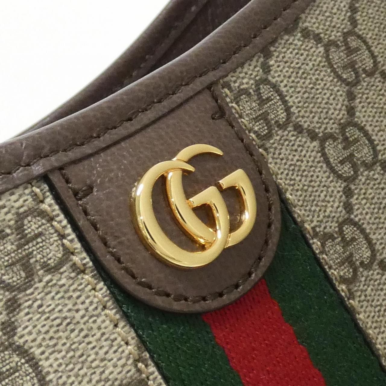 Gucci Gucci Gucci Ophidia GG Supreme Canvas Shoulder Bag Canvas Shoulder Bag 781402 96IWG Size ONE SIZE - 4 Thumbnail