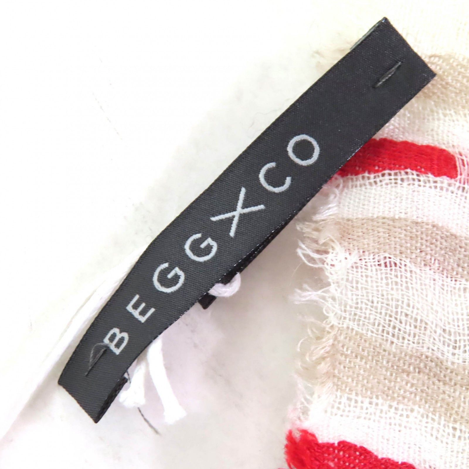 Other Other Begg&Co BERBER Barber Mini fringe cashmere shawl Natural Material Shawl Size ONE SIZE - 6 Thumbnail