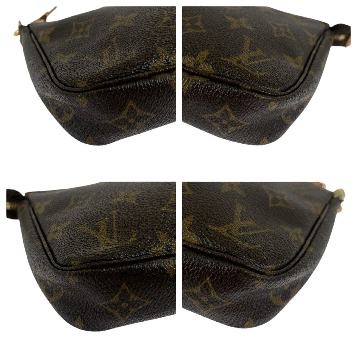 Louis Vuitton Louis Vuitton Louis Vuitton Pochette Accessoires Monogram Handbag Canvas Handbag M51980 Size ONE SIZE - 3 Thumbnail