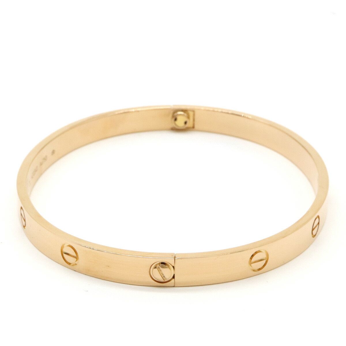 Cartier Cartier Cartier LOVE Au750 Bracelet Size 21 Crocodile skin Bangle B6036019 Size ONE SIZE - 4 Thumbnail