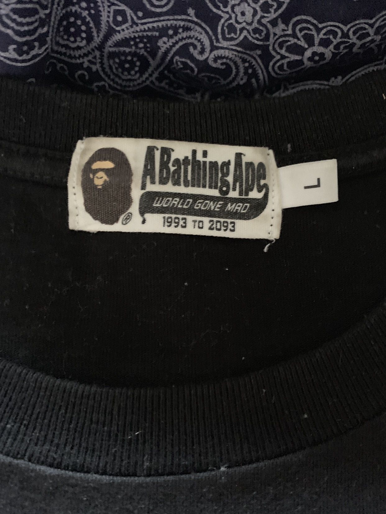 Bape Bape swarovski camo shirt. RARE!! Size US L / EU 52-54 / 3 - 4 Thumbnail