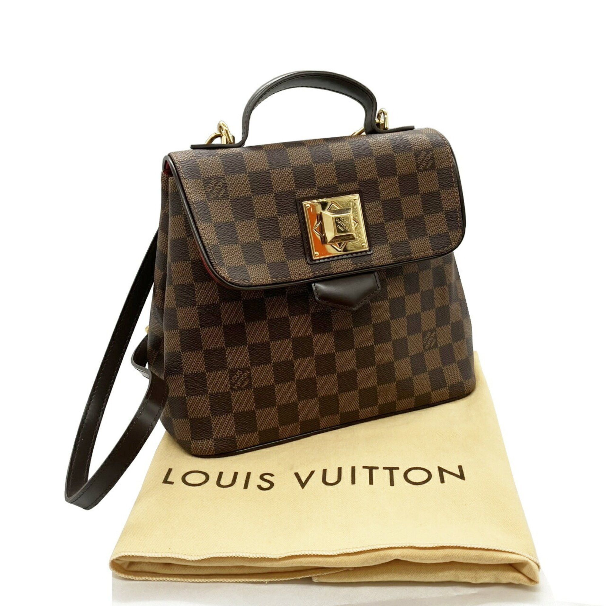 Louis Vuitton LOUIS VUITTON Bergamo MM Damier Shoulder Bag Brown N41168 F3181 Women's Size ONE SIZE - 16 Thumbnail