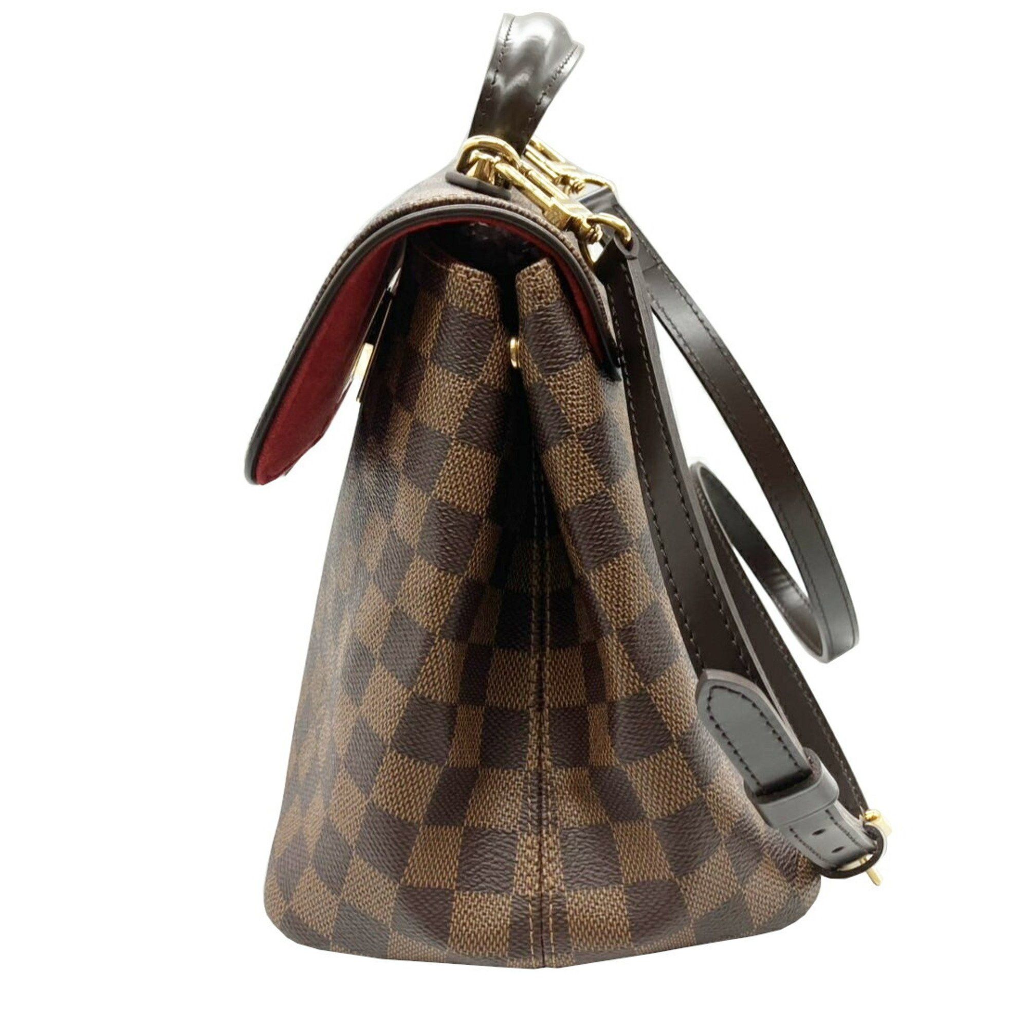 Louis Vuitton LOUIS VUITTON Bergamo MM Damier Shoulder Bag Brown N41168 F3181 Women's Size ONE SIZE - 4 Thumbnail