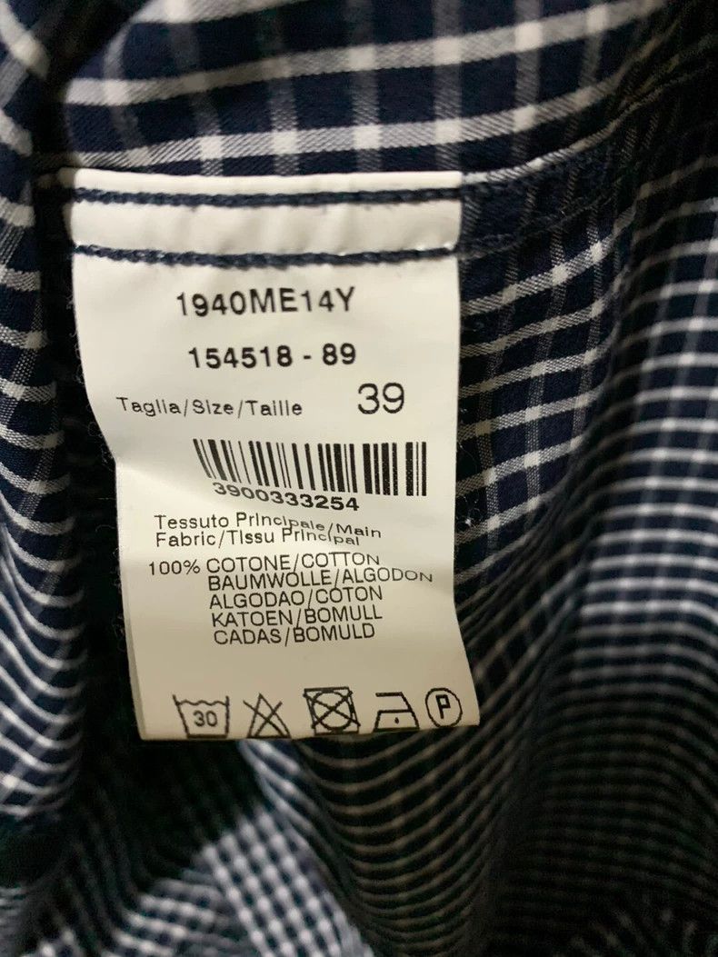 MSGM MSGM Men's Vintage Check Button-Up Shirt Size US M / EU 48-50 / 2 - 5 Thumbnail