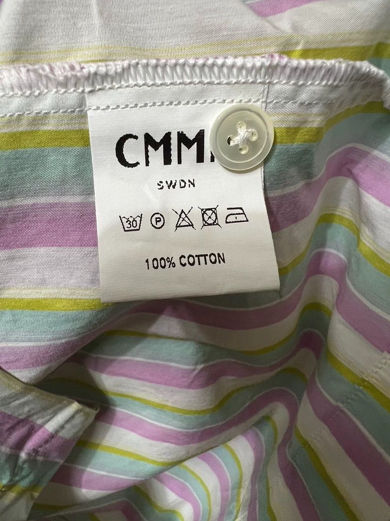 Balenciaga cmmn swdn Men's Striped Short Sleeve Shirt Size US S / EU 44-46 / 1 - 4 Thumbnail