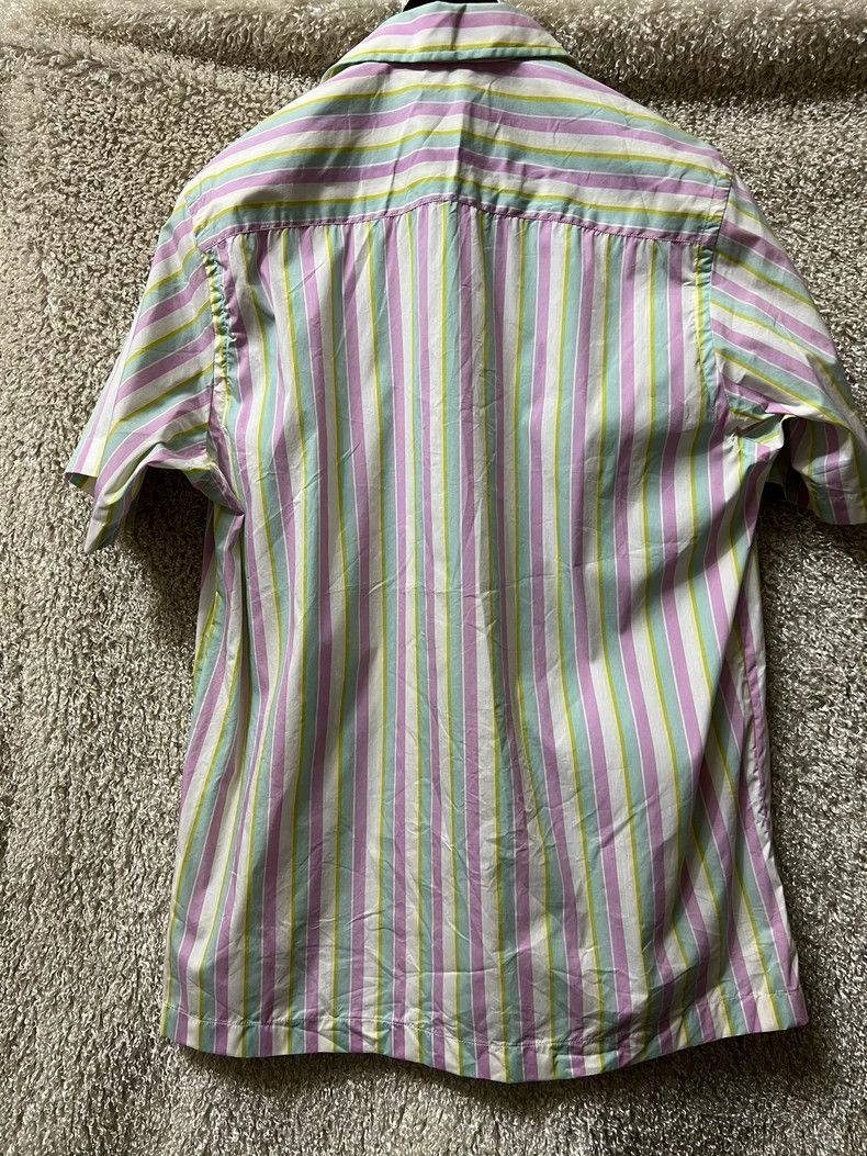 Balenciaga cmmn swdn Men's Striped Short Sleeve Shirt Size US S / EU 44-46 / 1 - 6 Thumbnail