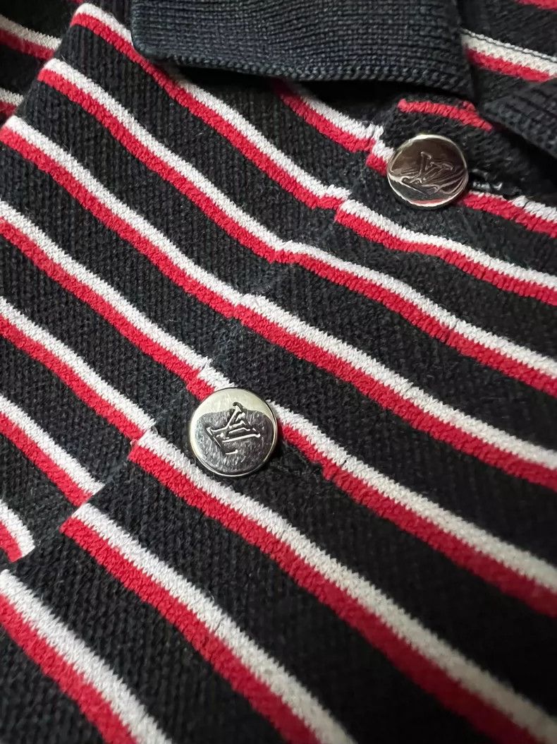 Louis Vuitton Louis Vuitton Men's Striped Polo Shirt Size US XXL / EU 58 / 5 - 4 Thumbnail