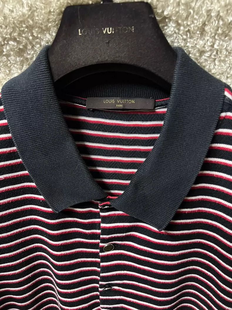 Louis Vuitton Louis Vuitton Men's Striped Polo Shirt Size US XXL / EU 58 / 5 - 2 Thumbnail