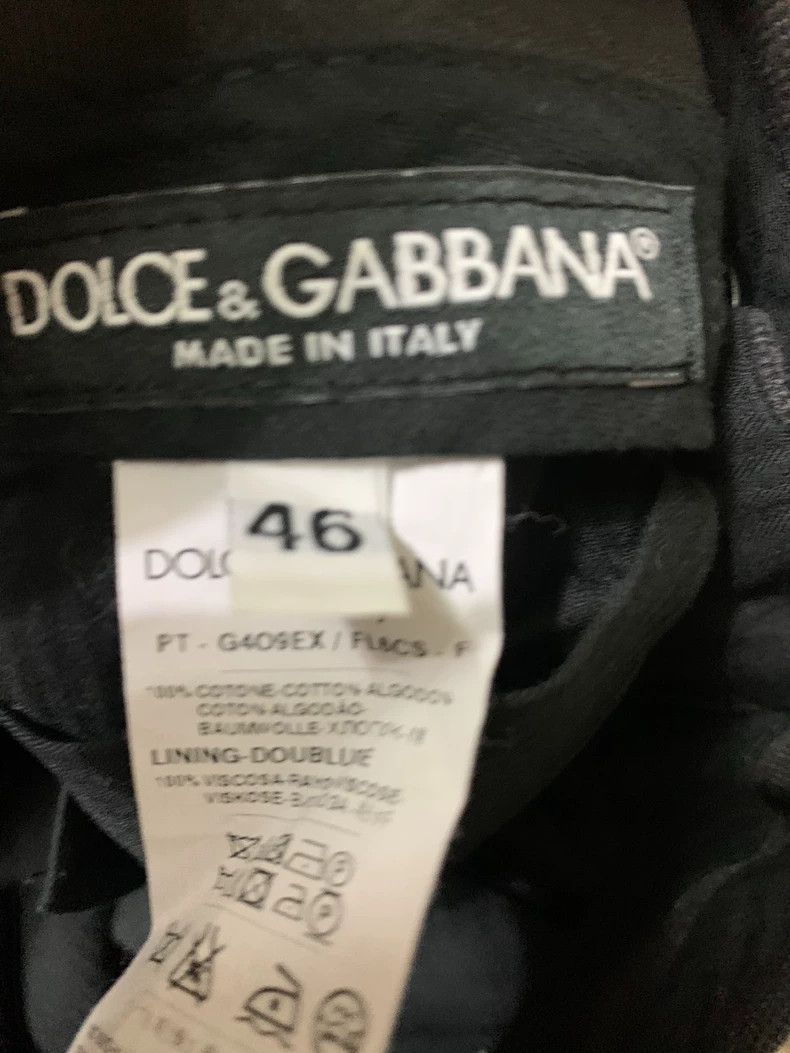 Dolce & Gabbana Dolce & Gabbana Men's Embroidered Casual Pants Size US 32 / EU 48 - 7 Thumbnail