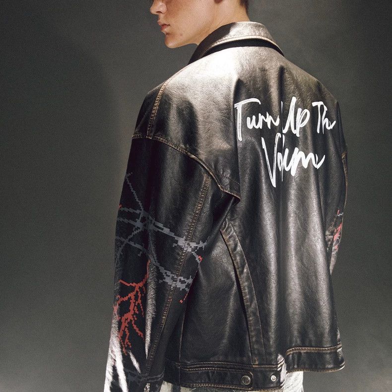 Gallery Dept. CEEC Distressed Graffiti Leather Jacket Size US M / EU 48-50 / 2 - 4 Thumbnail