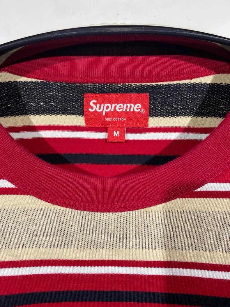 Officine Creative Supreme Striped Short Sleeve T-Shirt Size US M / EU 48-50 / 2 - 4 Thumbnail