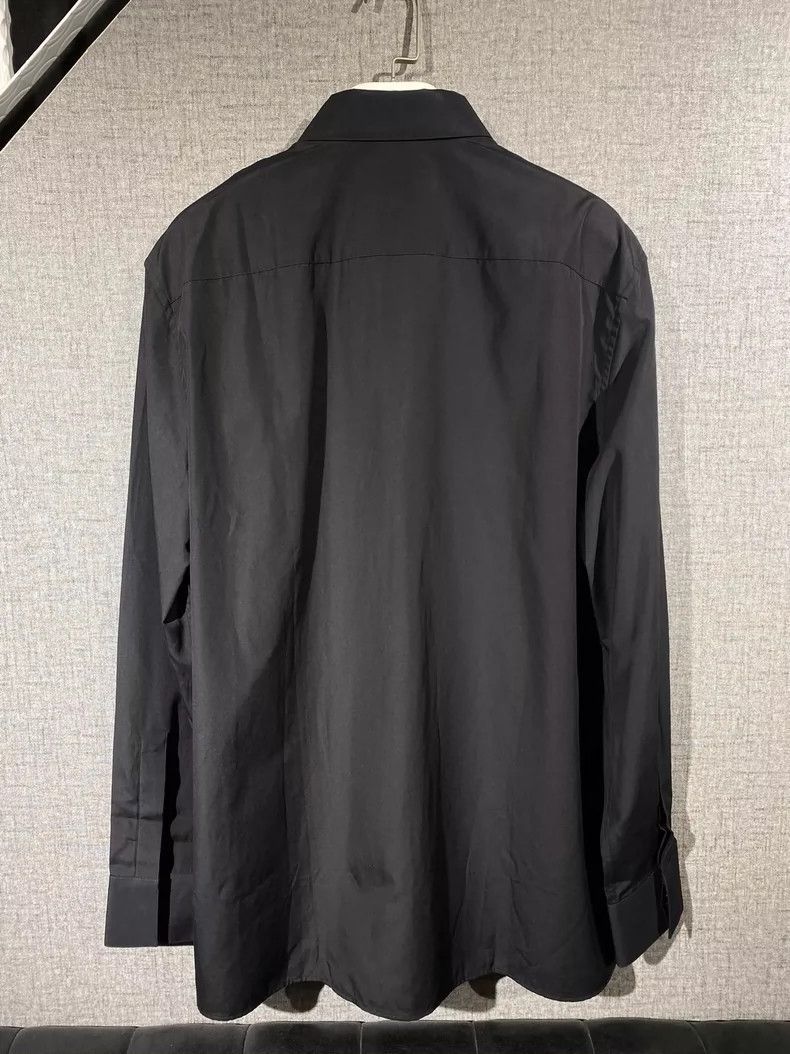 Givenchy Givenchy Black Button-Up Shirt Size US M / EU 48-50 / 2 - 2 Thumbnail