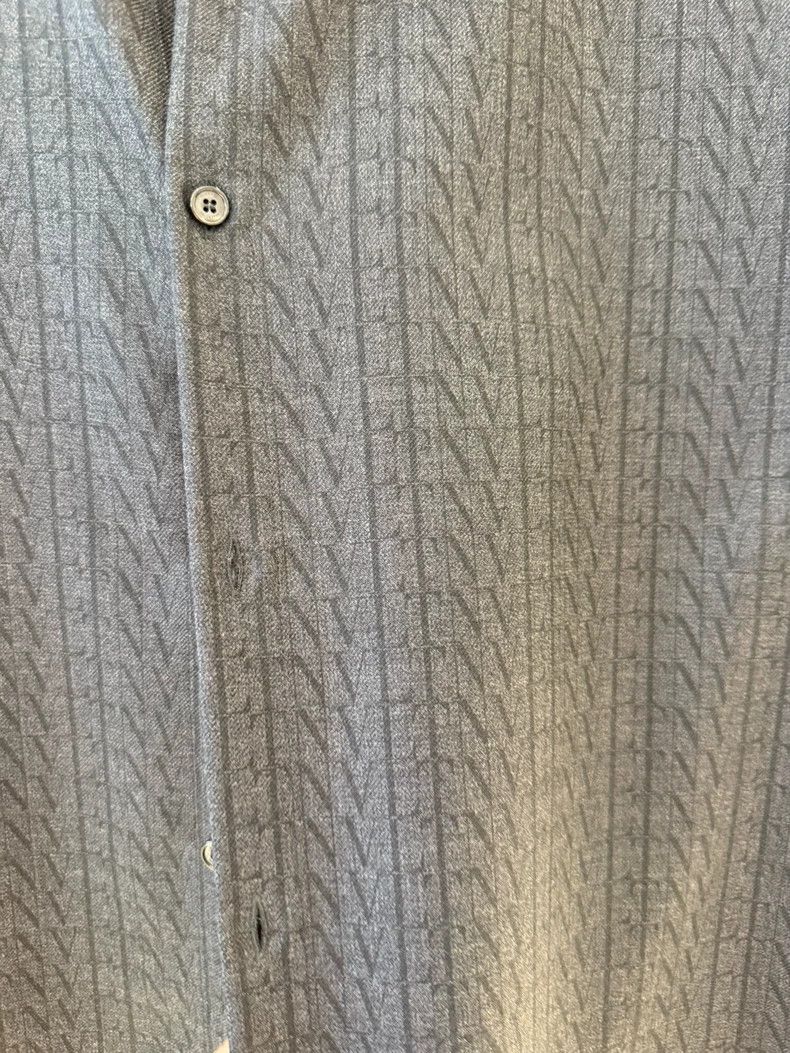 Valentino Valentino Wool Button-Up Shirt Size US M / EU 48-50 / 2 - 2 Thumbnail