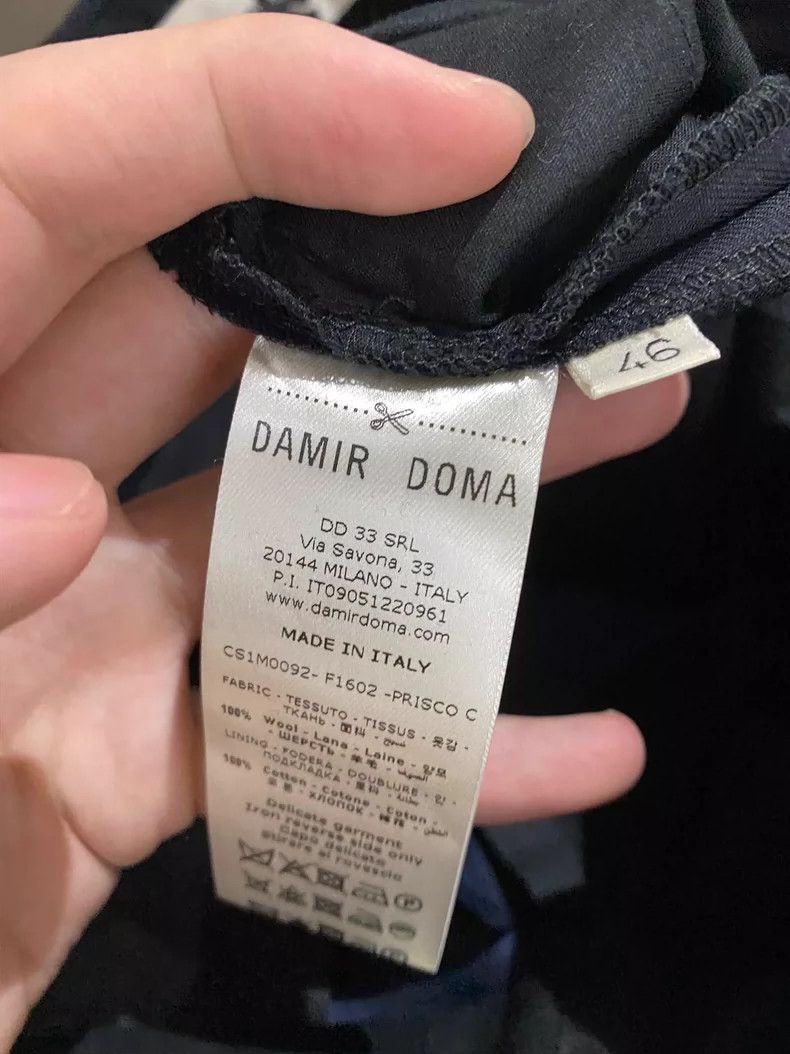Damir Doma Damir Doma Men's Gray Casual Pants Size US 44 / EU 60 - 7 Thumbnail