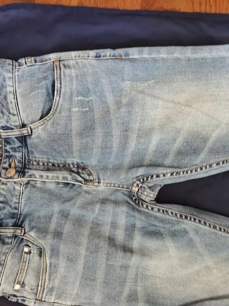 Balenciaga Degaia Distressed High-End Jeans Size US 33 - 3 Thumbnail
