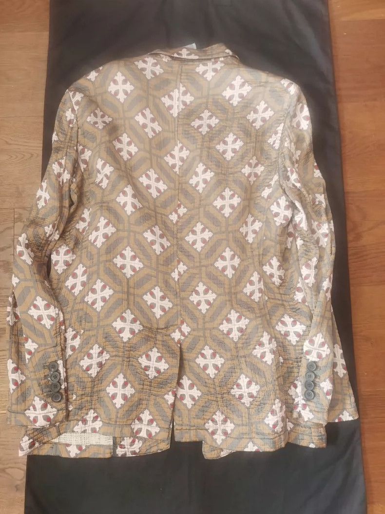 Giorgio Armani Giorgio Armani Floral Print Blazer Size US L / EU 52-54 / 3 - 3 Thumbnail