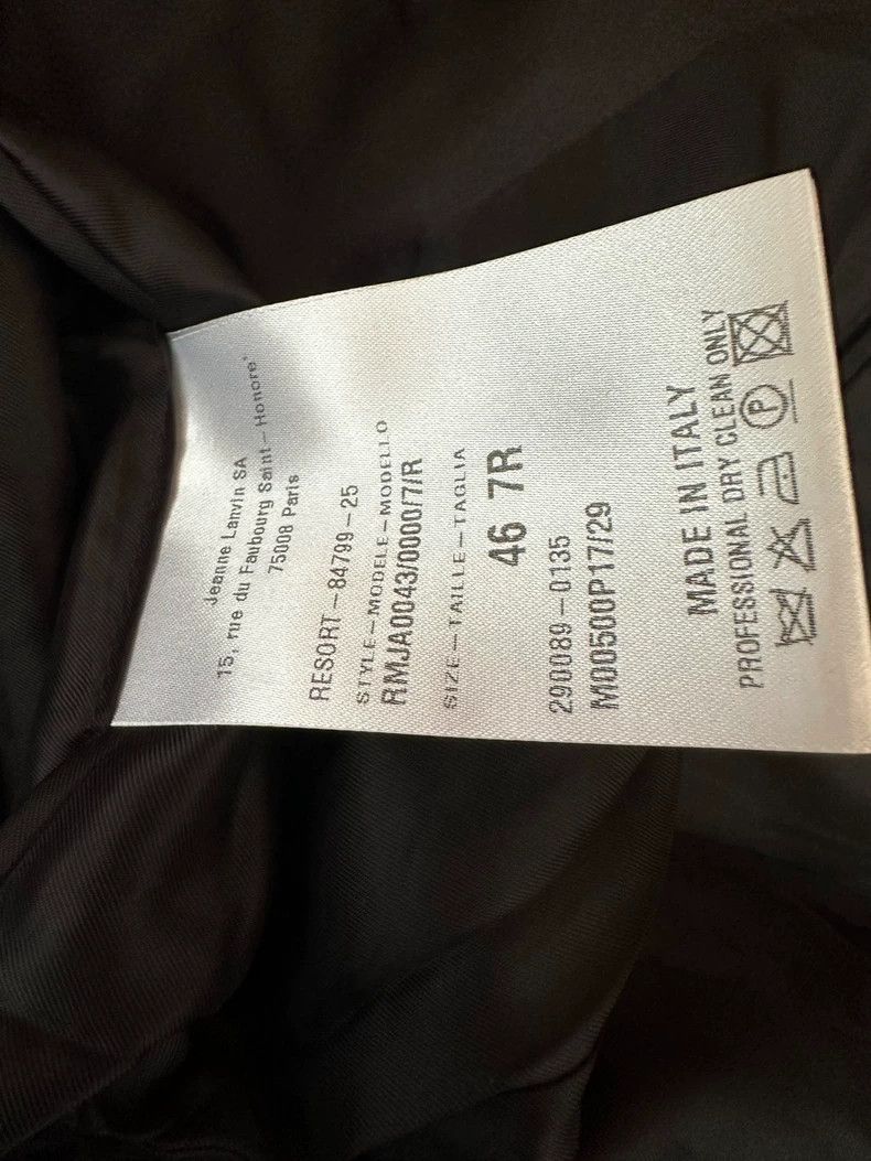 Lanvin Lanvin Runway Velvet Blazer Size US M / EU 48-50 / 2 - 6 Thumbnail