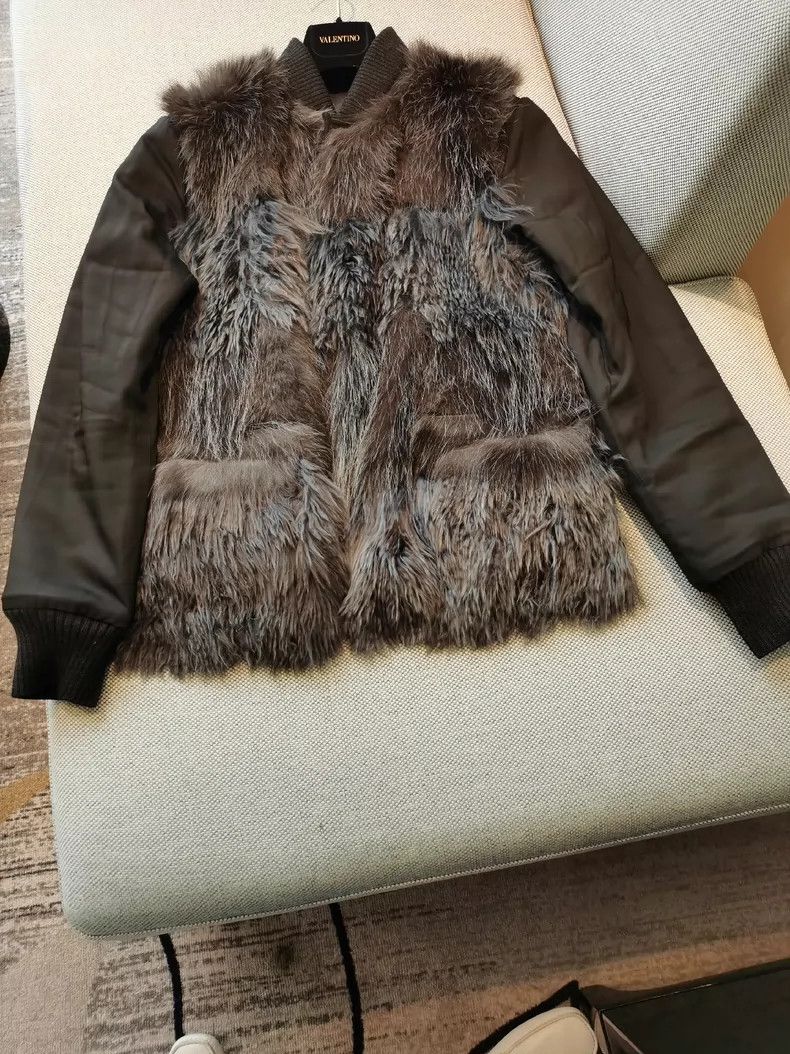Lanvin Lanvin Runway Oversized Gray Coat Size US L / EU 52-54 / 3 - 8 Thumbnail