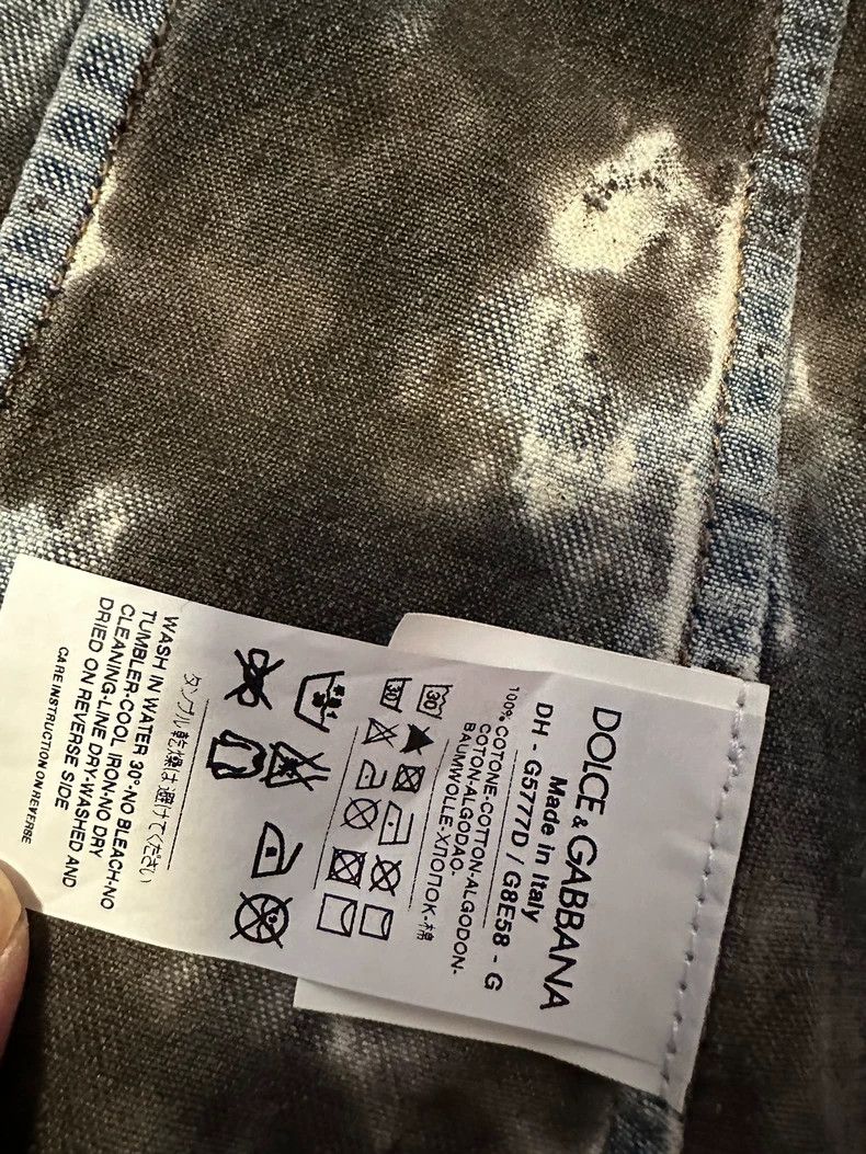 Dolce & Gabbana Dolce Gabbana Denim Shirt Jacket Size US M / EU 48-50 / 2 - 7 Thumbnail