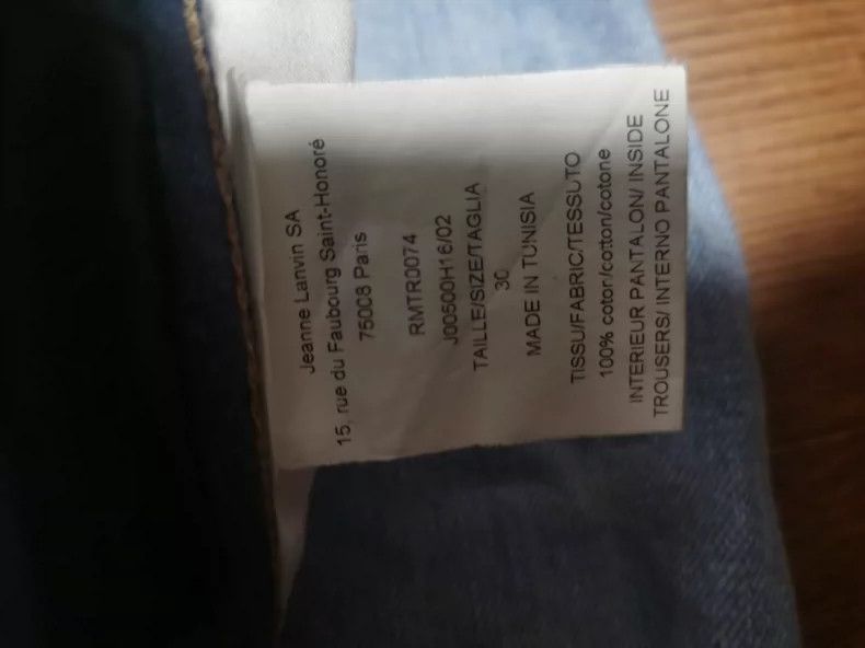 Lanvin Lanvin color-blocked slightly distressed jeans Size US 30 / EU 46 - 4 Thumbnail