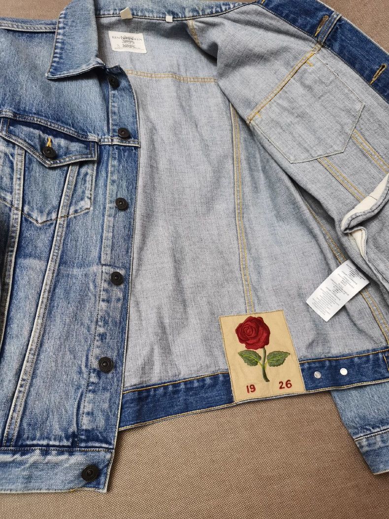 Kent & Curwen KENT&CURWEN David Beckham Rose Denim Jacket Size US L / EU 52-54 / 3 - 2 Thumbnail