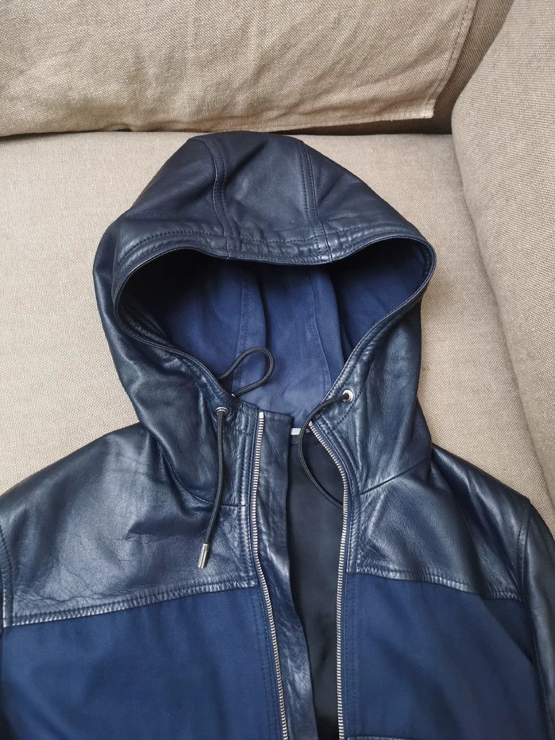 Dior Dior Homme Patchwork Leather Jacket with Hood Size US M / EU 48-50 / 2 - 4 Thumbnail