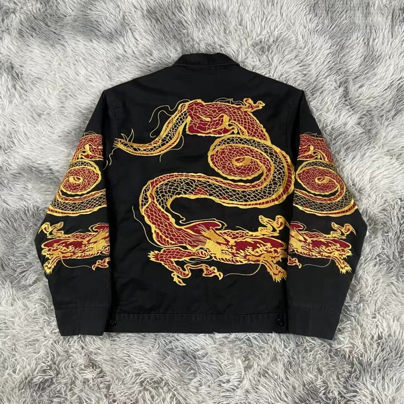 Supreme Supreme Dragon Embroidered Cotton Jacket Size US S / EU 44-46 / 1 - 6 Thumbnail