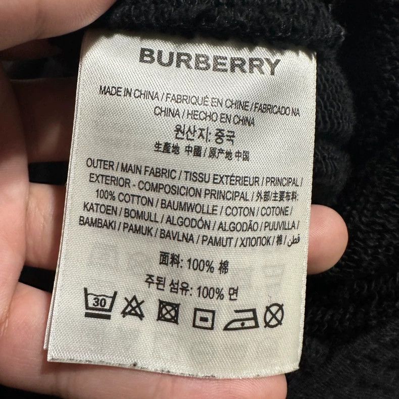 Burberry Burberry Cotton Black Loose Shorts Size US 30 / EU 46 - 4 Thumbnail