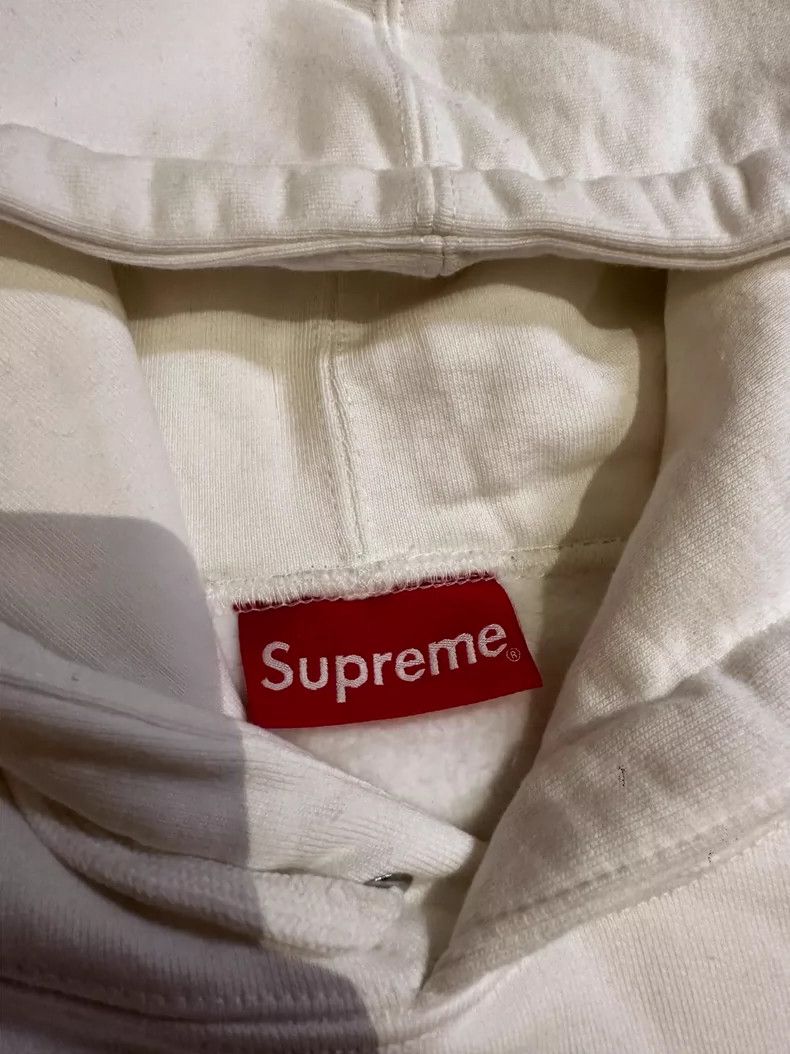 Supreme Supreme Side Logo String Hoodie White Size US L / EU 52-54 / 3 - 2 Thumbnail