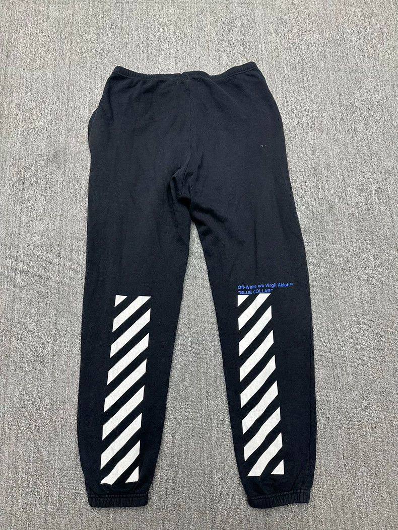 Rick Owens Off-White Slogan Sweatpants M Size US 32 / EU 48 - 2 Thumbnail