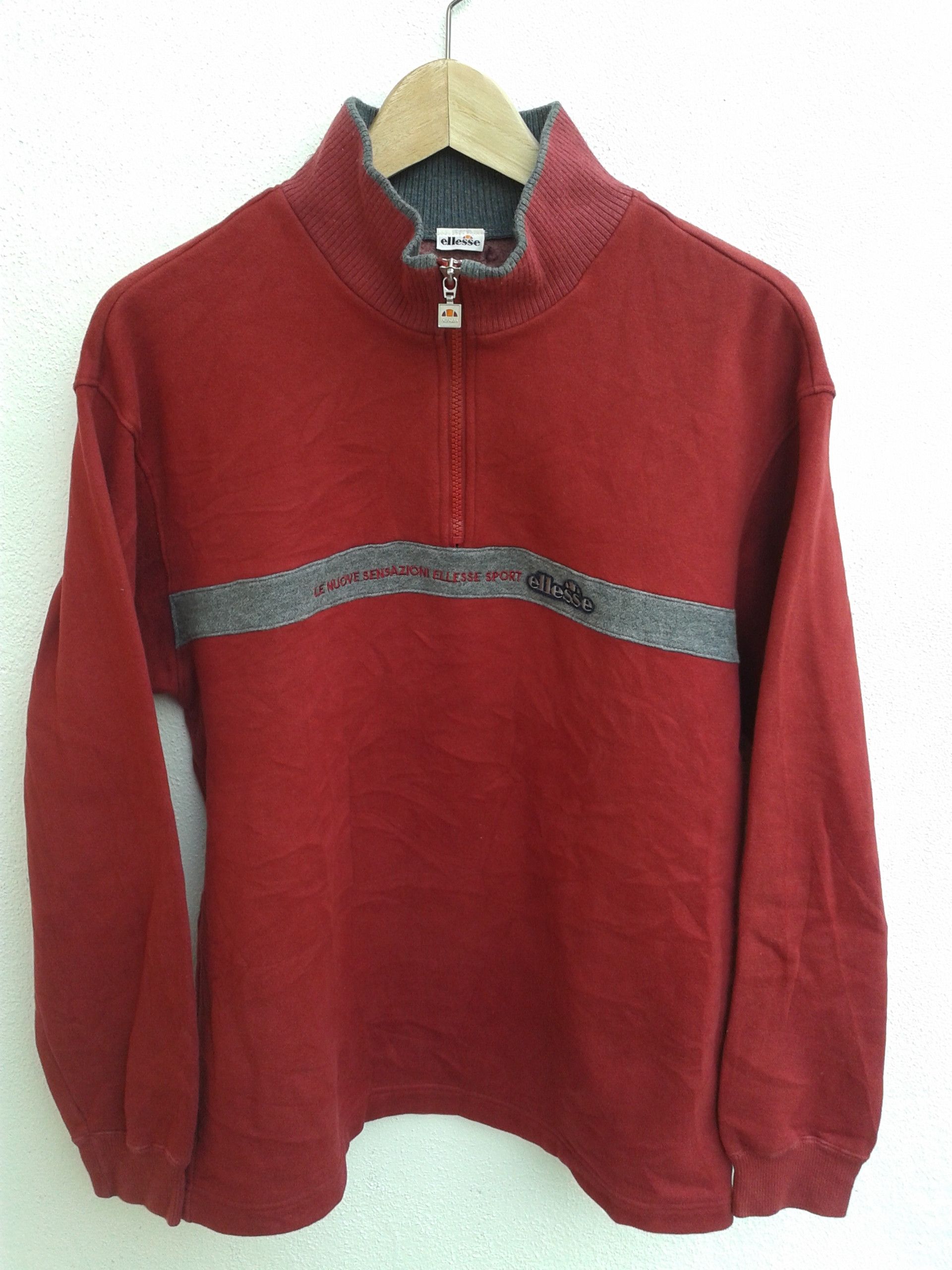 Ellesse × Japanese Brand Vintage 90s Ellesse Jumper Sweater shirt Size US M / EU 48-50 / 2 - 4 Thumbnail