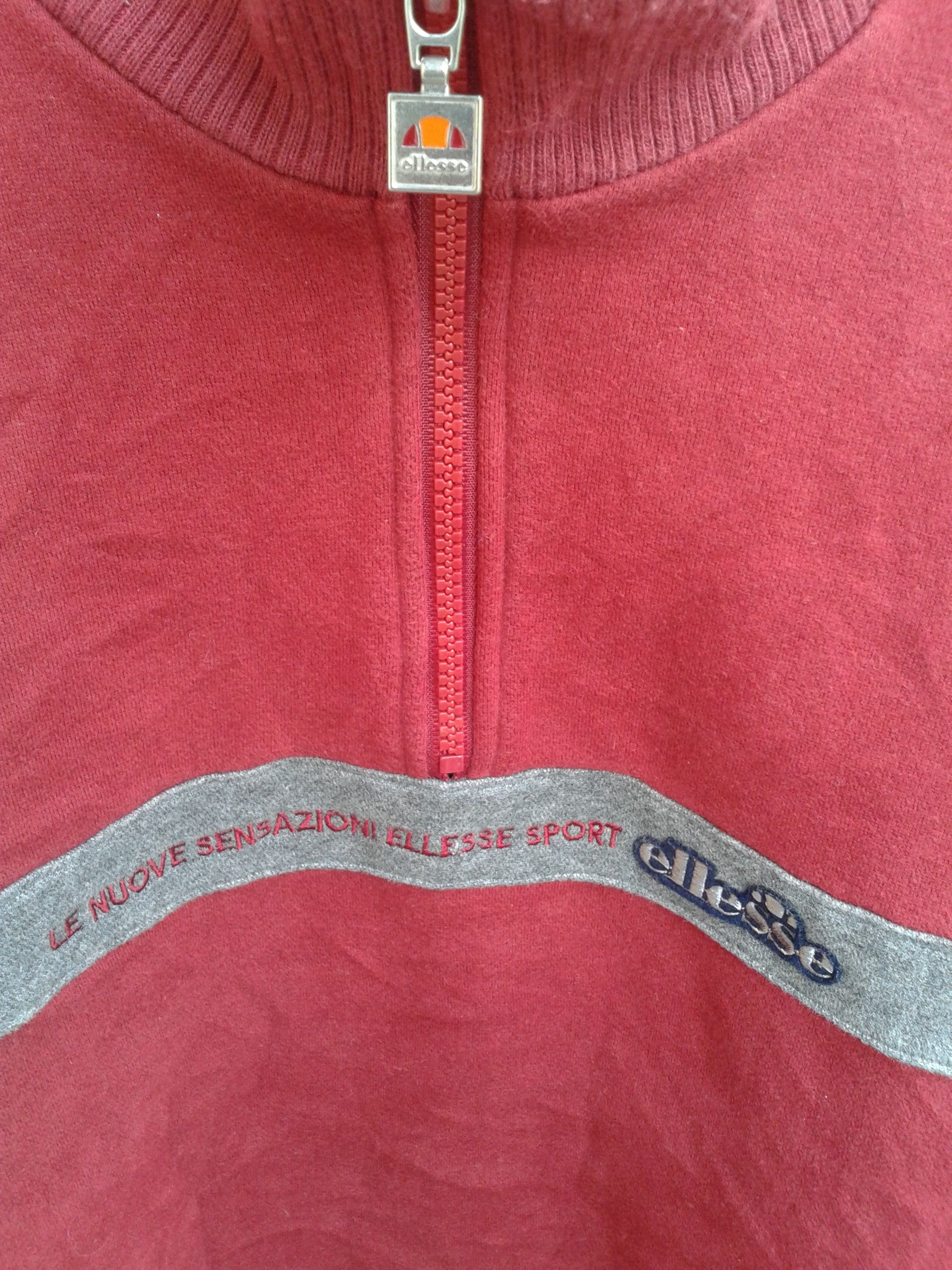 Ellesse × Japanese Brand Vintage 90s Ellesse Jumper Sweater shirt Size US M / EU 48-50 / 2 - 2 Thumbnail