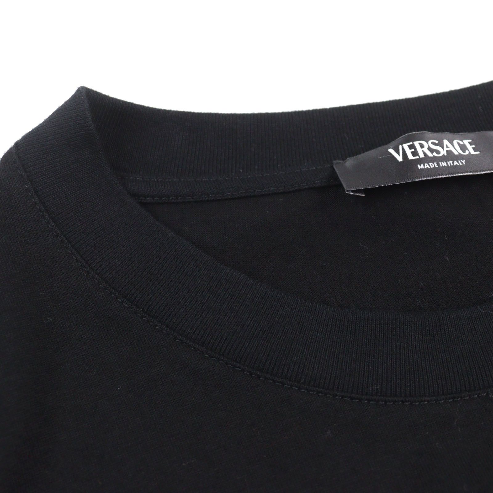 Versace Versace Versace Jeweled Logo Cotton T-shirt Cotton T-Shirts Size ONE SIZE - 12 Thumbnail