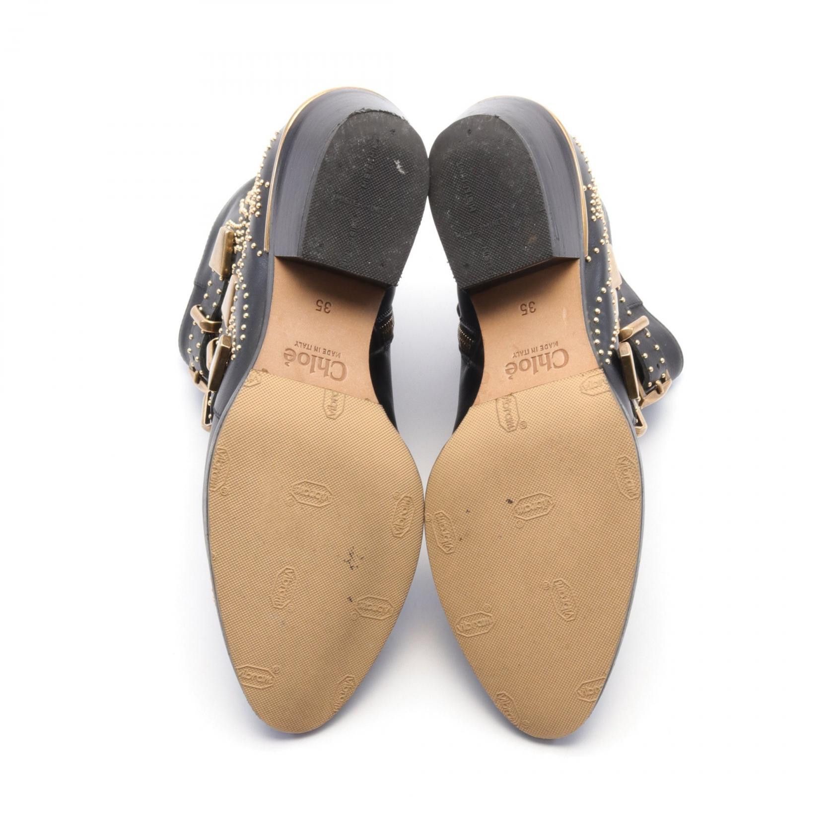 Chloe Chloe Chloe A8Y 003 56I Leather Boots Leather Shoes A8Y 003 56I Size ONE SIZE - 4 Thumbnail