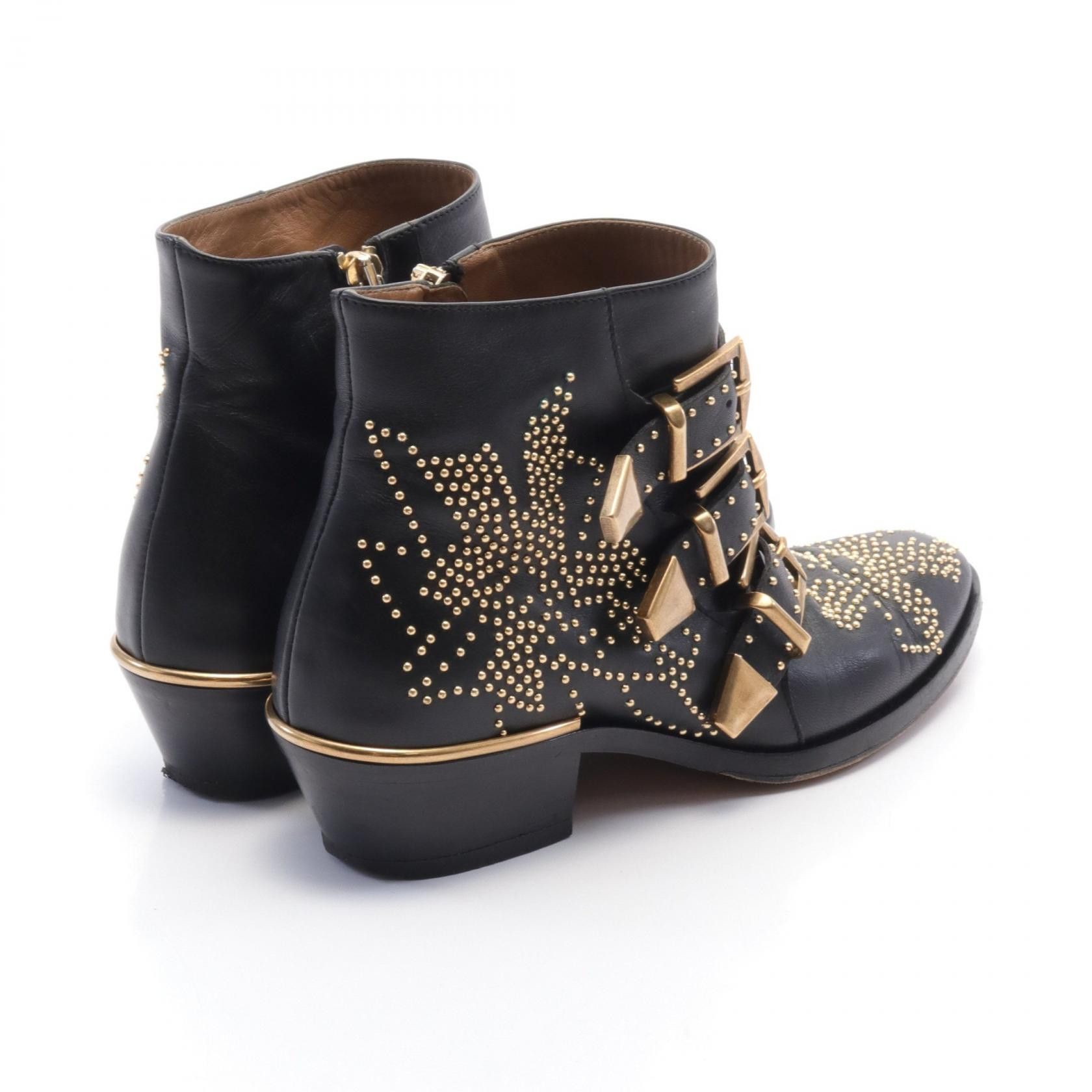 Chloe Chloe Chloe A8Y 003 56I Leather Boots Leather Shoes A8Y 003 56I Size ONE SIZE - 2 Thumbnail