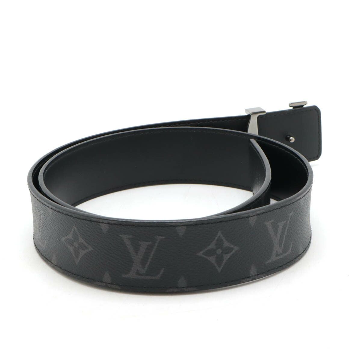 Louis Vuitton Louis Vuitton Louis Vuitton Monogram Eclipse Initiales Belt M9043V Canvas Other M9043V Size ONE SIZE - 2 Thumbnail