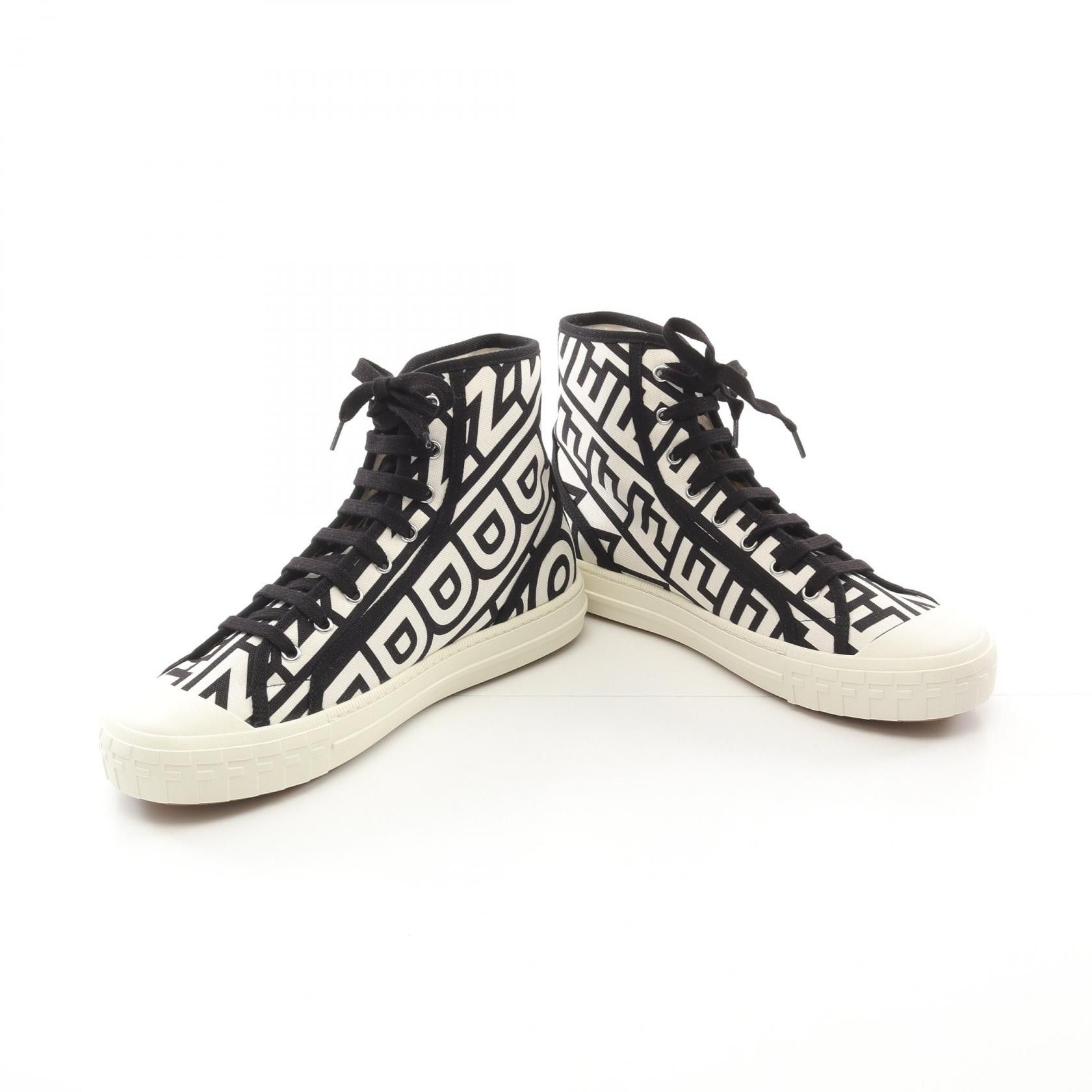 Fendi Fendi Fendi FENDI × MARC JACOBS Domino Canvas Sneakers Canvas Shoes 7E1570 Size ONE SIZE - 3 Thumbnail